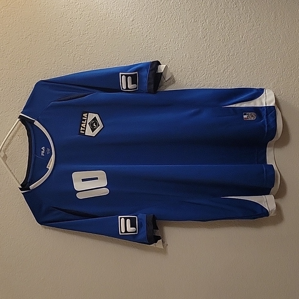Fila Performa Italia #10 Jersey - Royal Blue - Large